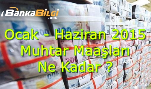 Muhar Maaşları Ne Kadar 2015