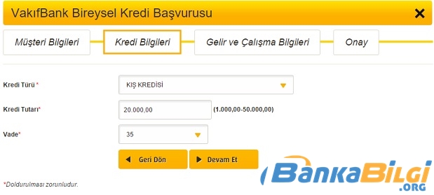 vakıfbank kış kredisi www.bankabilgi org