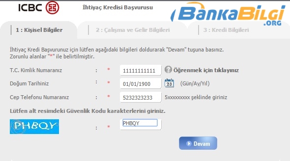 Tekstilbank İnternetten Kredi Başvurusu www.bankabilgi.org