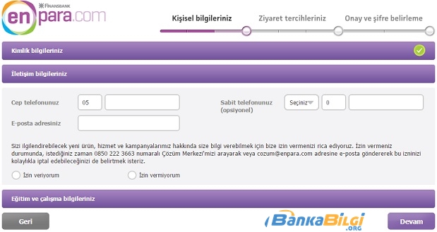 Enpara.com Hesabı Nasıl Açılır www.bankabilgi.org