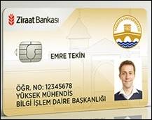 Ziraat Bankası Kampüs Kart Örneği