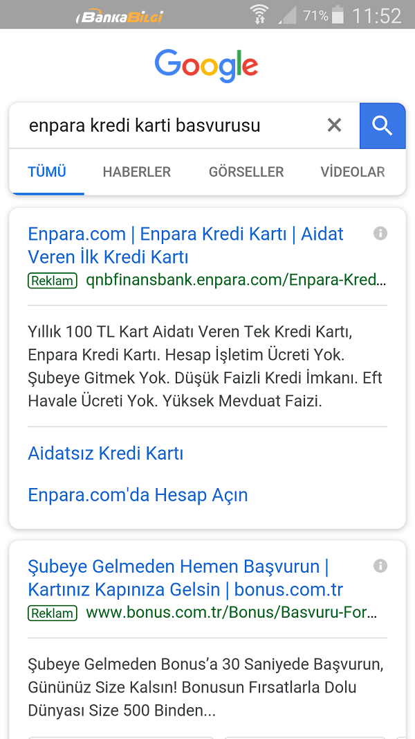 Cep Telefonundan Kredi Kartı Başvurusu Nasıl Yapılır