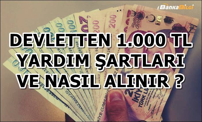 Devletten 1000 TL Destek Nasıl Alınır ?