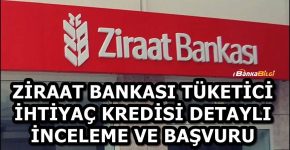 Ziraat Bankası Tüketici Kredisi Başvurusu